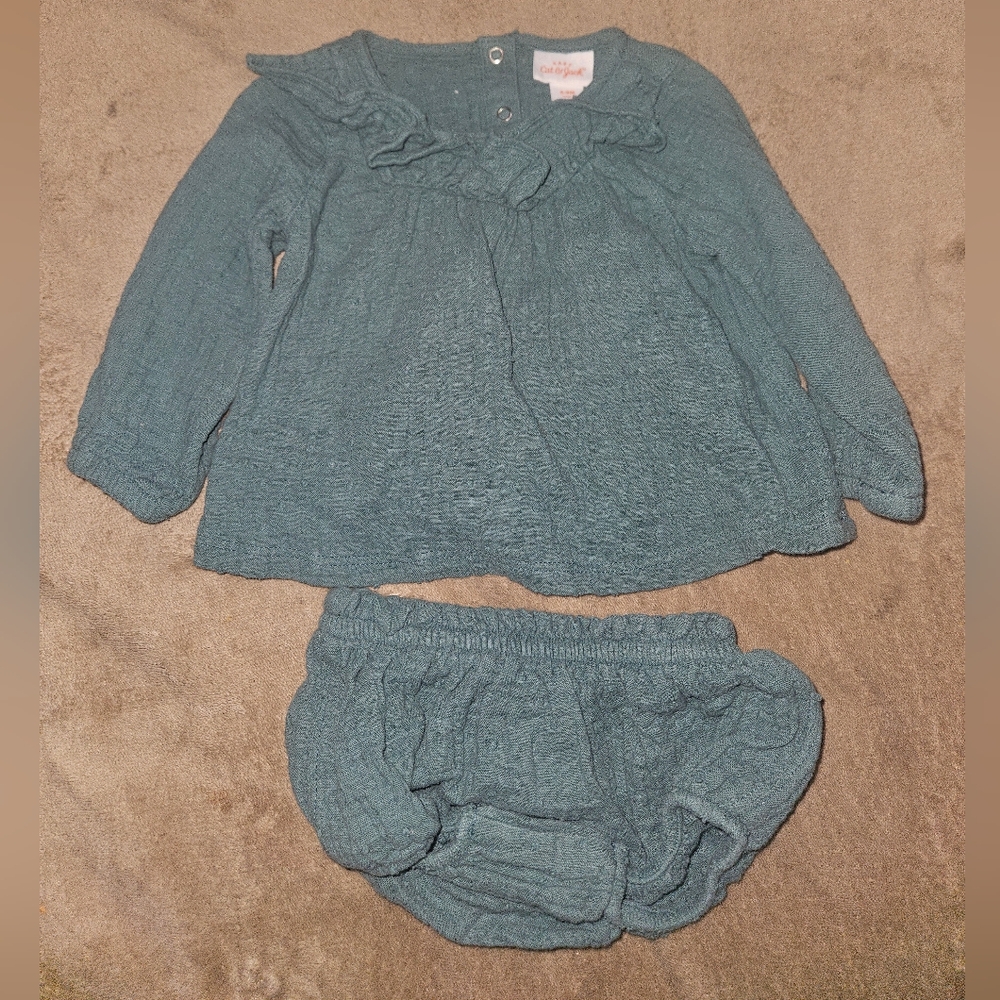 Kids Teal Shirt and Shorts Set